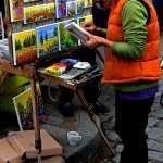 Peintre a Montmartre le 24-11-2012